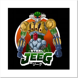 steel jeeg Posters and Art